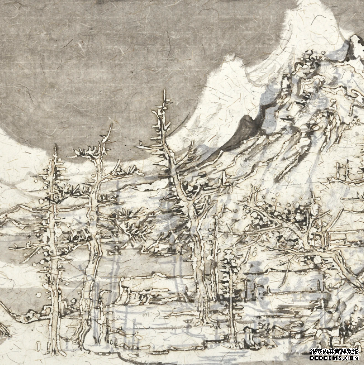 王天德在雪景山水里遣兴