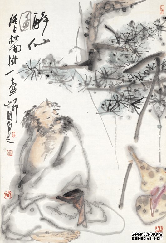 吴山明 醉仙图