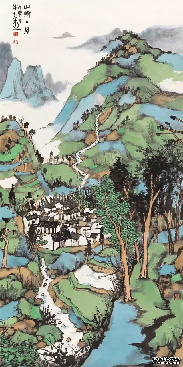 青山收笔底 绿水涌毫端：林容生的山水世界