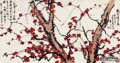 刘海粟：画花鸟难，画花卉更难。用墨画花卉就