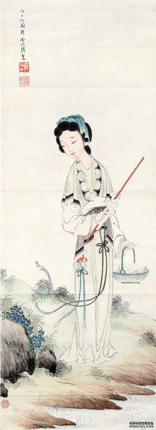 棘心夭夭 母氏劬劳：齐白石《柏寿》