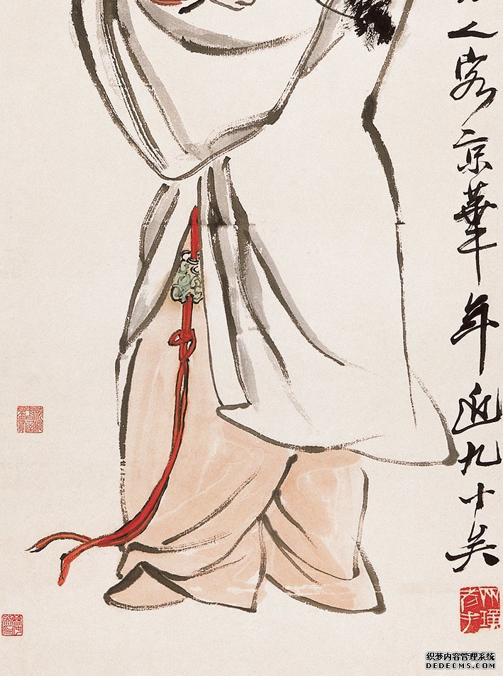 棘心夭夭 母氏劬劳：齐白石《柏寿》